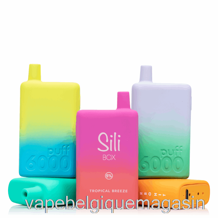 Vape Belgique Sili Box 6000 Nuages ​​bébé Jetables